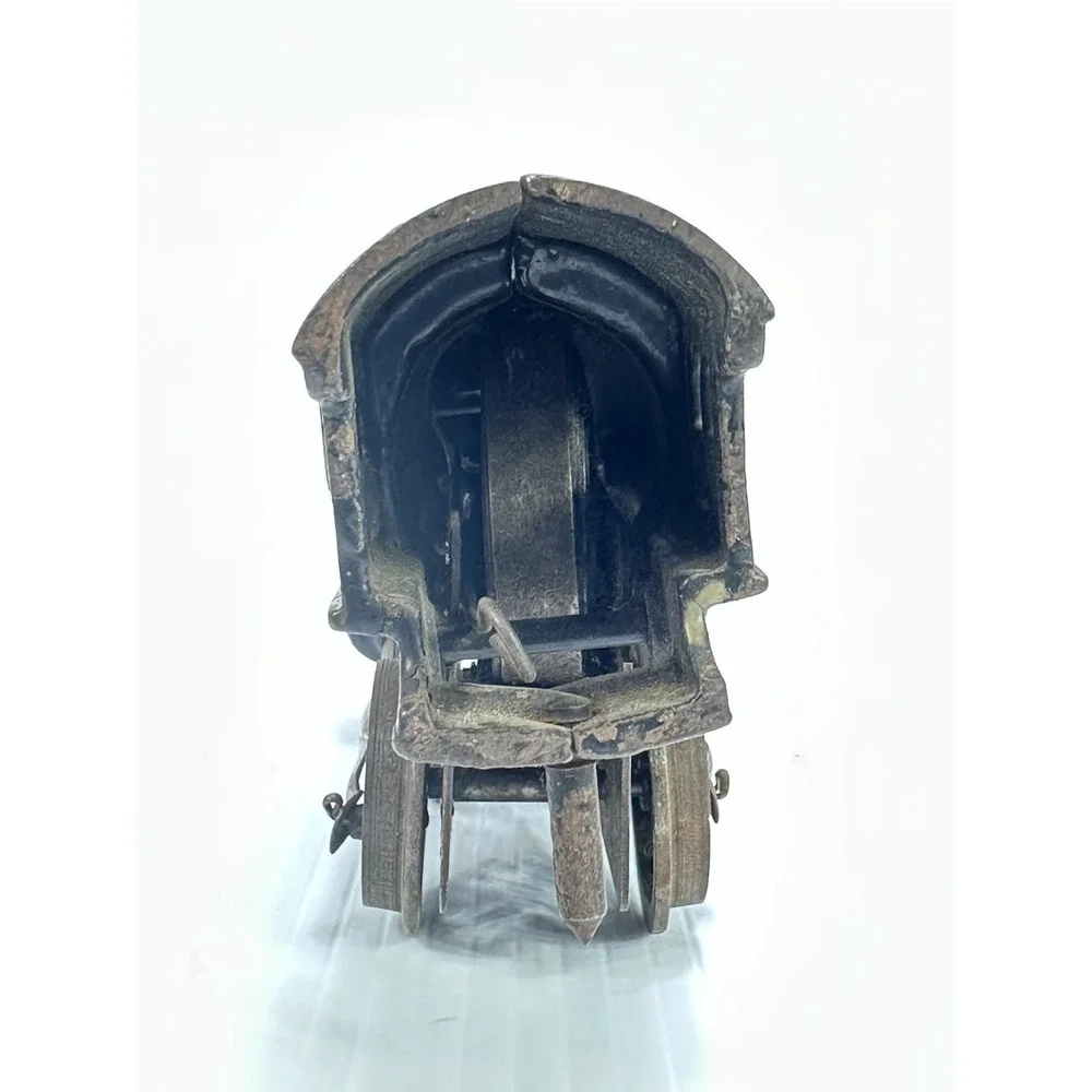 Antique Cast Iron‎ Toy Windup Train Locomotive Grill Broken
